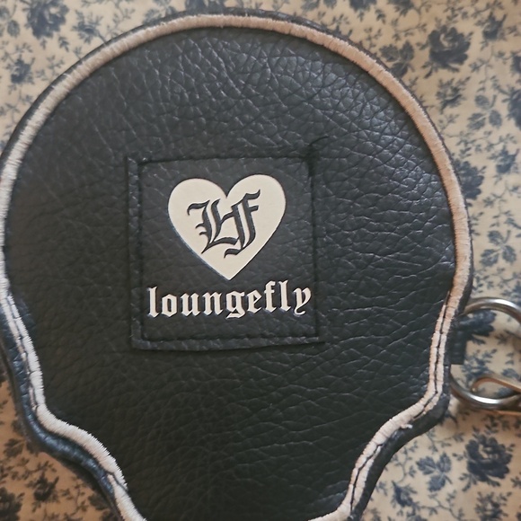 EUC Loungefly Sugar Skull Wristlet - Picture 2 of 4